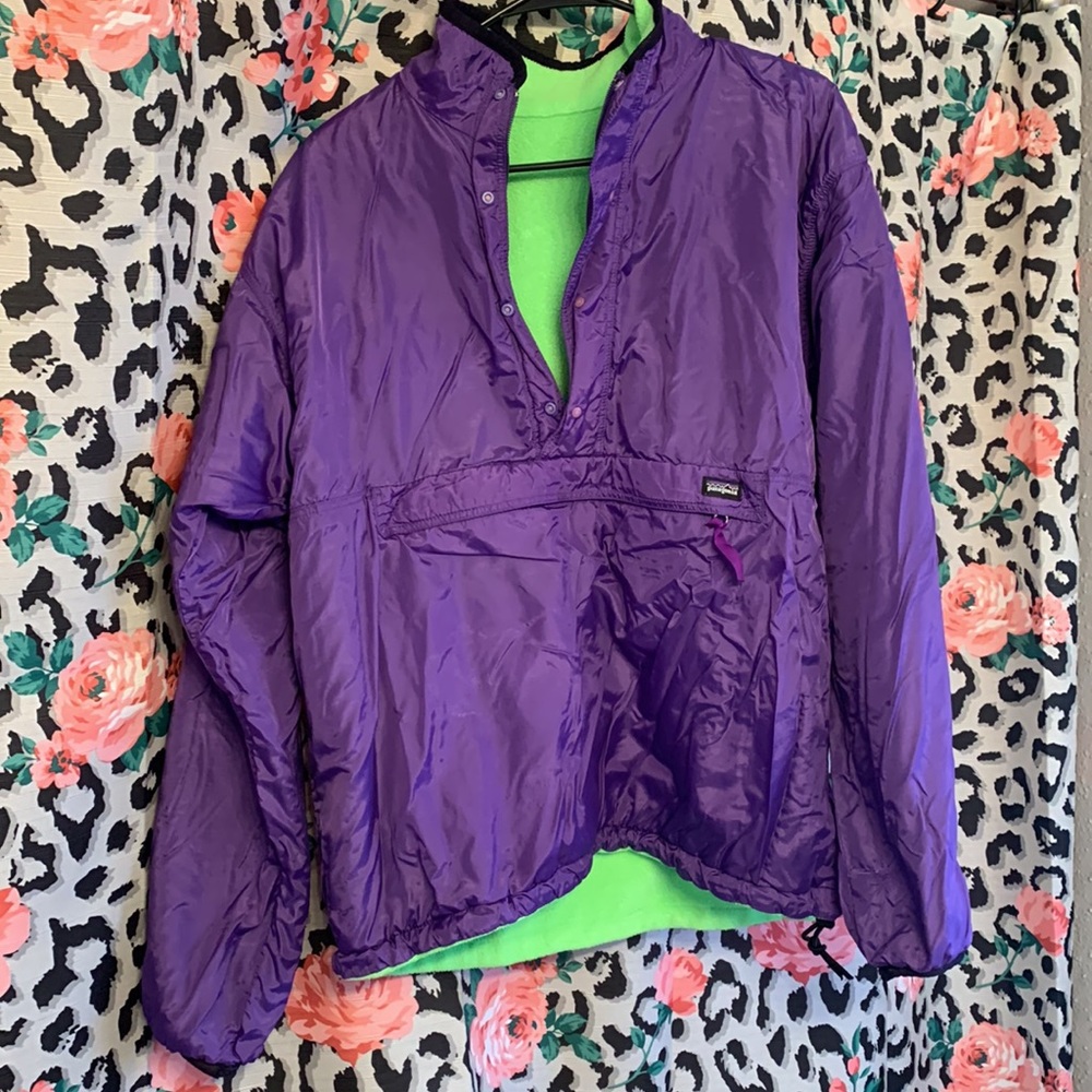 Vintage men’s reversible Patagonia fleece